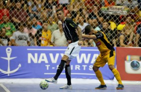 Douglas Nunes durante jogo contra o Sorocaba, pela Liga Paulista de Futsal