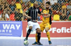 Henrique marcou trs gols diante o Sorocaba, pela Liga Paulista de Futsal