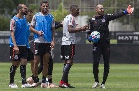 Jogadores do Timo fazem ltimo treino no ano de 2018