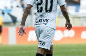 Danilo em seus ltimos momentos como jogador corinthiano, contra o Grmio