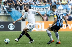 Danilo fez sua ltima partida como jogador do Corinthians diante o Grmio, pelo Brasileiro