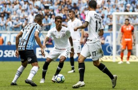 Pedrinho durante jogo contra o Grmio, o ltimo pelo Brasileiro 2018