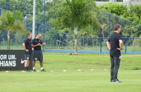 Fábio Carille comandou seu primeiro treino de 2019 no Corinthians