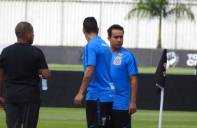 Ralf e Fagner treinam no CT; atividade é a segunda na temporada