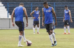Treino da equipe sub-20 preparando para a Copa So Paulo de Futebol Jr