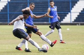 Treino da equipe sub-20 preparando para a Copa So Paulo de Futebol Jr