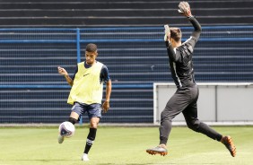 Treino do sub-20 preparatrio para Copa So Paulo de Futebol Jr