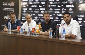 Entrevista coletiva de apresentao de Vilson e Sheik, novos membros da administrao do clube