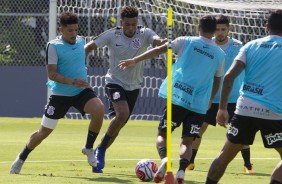 Jogadores treinam para amistoso contra o Santos; primeiro duelo da temporada 2019