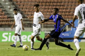 Gustavo Mantuan em partida contra o Porto, pela Copinha 2019
