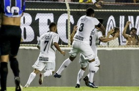 Roni marcou o segundo gol do Timozinho contra o Porto, de Pernambuco