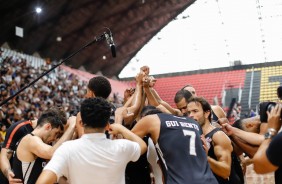 Time de basquete do Corinthians enfrentou o Flamengo, no último sábado