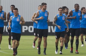 ltimo treino do Corinthians antes do amistoso contra o Santos