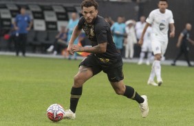 Andr Lus durante partida amistosa contra o Santos, na Arena Corinthians