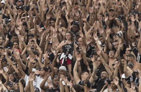 Arena Corinthians recebeu bom pblico para a partida amistosa contra o Santos