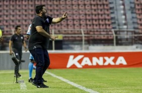 Barroca durante jogo contra o Red Bull Brasil, pela Copinha