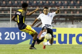 Gustavo durante jogo contra o Red Bull Brasil, pela Copinha