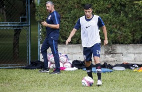 Mantuan treina com a equipe no CT para próximo desafio na Copinha