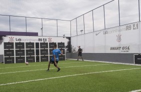 O gol inteligente, o Footbonaut Genrico  a nova tecnologia do Timo