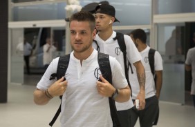 Ramiro chega à Arena Corinthians para amistoso contra o Santos