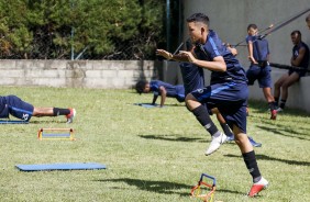 Timozinho faz treinamento no CT Joaquim Grava para enfrentar o prximo desafio na Copinha