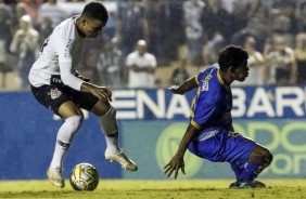 Bilu durante vitória por 8x0 contra o Visão Celeste, pela Copinha