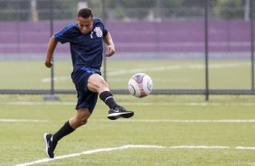 Janderson durante treino do sub-20 para duelo contra o Grêmio, pela Copinha