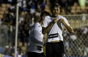 João Celeri durante vitória por 8x0 contra o Visão Celeste, pela Copinha