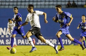 Mantuan durante vitória por 8x0 contra o Visão Celeste, pela Copinha