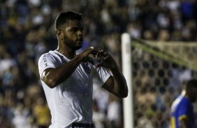 Nathan marcou gol contra o Visão Celeste, pela Copinha