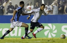 Bilu durante partida contra o Grêmio, válida pela Copinha São Paulo