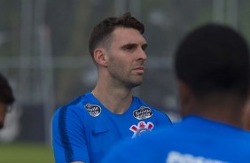 Boselli foi a atração do treino de hoje no CT