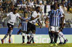 Nathan anotou o segundo gol do Corinthians contra o Grêmio, pela Copinha