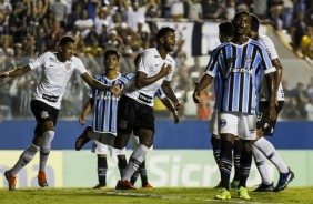 Nathan anotou o segundo gol do Corinthians contra o Grmio, pela Copinha