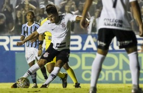 Roni durante partida contra o Grêmio, válida pela Copinha São Paulo