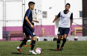 Adson no no treinamento para enfrentar o Vasco, pela semifinal da Copinha