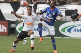 Richard durante empate com So Caetano na Arena Corinthians