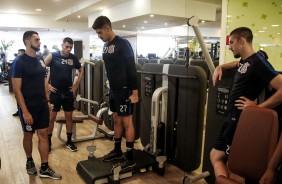 Timãozinho treina forte para enfrentar o Vasco, na semifinal da Copinha 2019