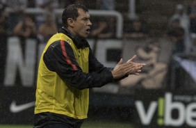 Fábio Carille comandou o time na primeira vitória do Campeonato Paulista 2019