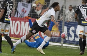 Gustagol marcou contra a Ponte Preta, na Arena Corinthians, pelo Paulistão 2019