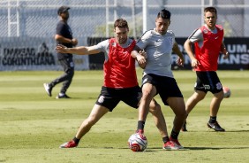 Boselli, Ralf e Ramiro treinam no CT Joaquim Grava para enfrentar o RB Brasil pelo Paulisto