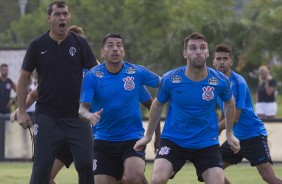 Carille, Rafl e Boselli treinam no CT