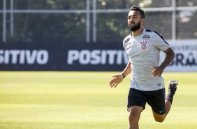 Clayson no treino de hoje no CT Joaquim Grava