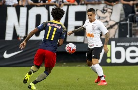 Fagner durante jogo contra o Red Bull Brasil, pelo Campeonato Paulista 2019