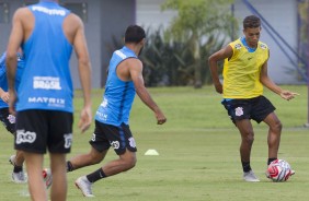 Garoto Pedrinho faz última atividade no CT para enfrentar o Red Bull