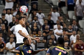 Gustavo entrou no segundo tempo contra o Red Bull Brasil, pelo Campeonato Paulista