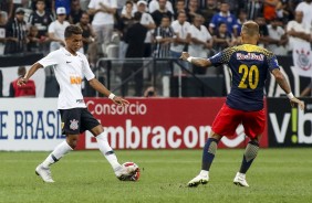 Jovem Pedrinho no jogo contra o Red Bull Brasil, na Arena Corinthians, pelo Paulisto