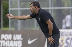 Treinador Fbio Carille prepara a equipe para duelo contra o RB Brasil, pelo Paulisto