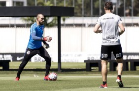 Walter treina para encarar o RB Brasil, pelo Campeonato Paulista