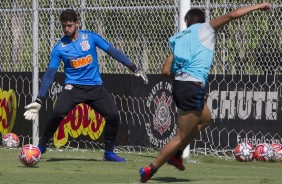 Caíque França se prepara para o Dérbi do próximo sábado, na Arena do Palmeiras